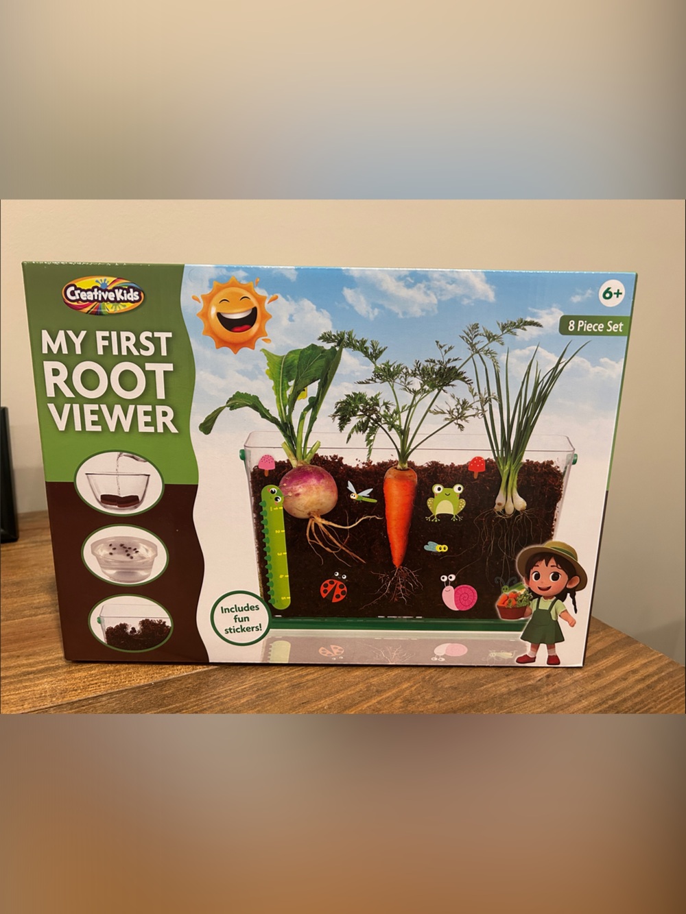 My First Root Viewer -Creative Kids Organic, Seeds, An easy & fun 8 piece set
